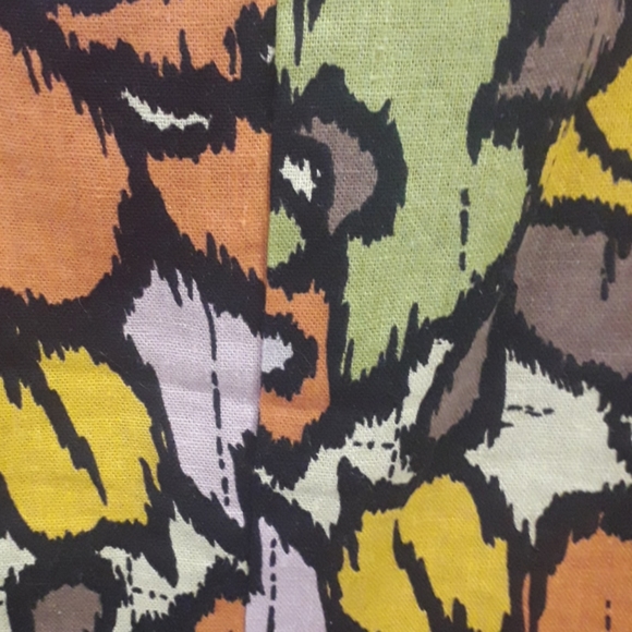 Jessica Howard Woman Bold Tropical Floral Print Linen Dress - Picture 12 of 13